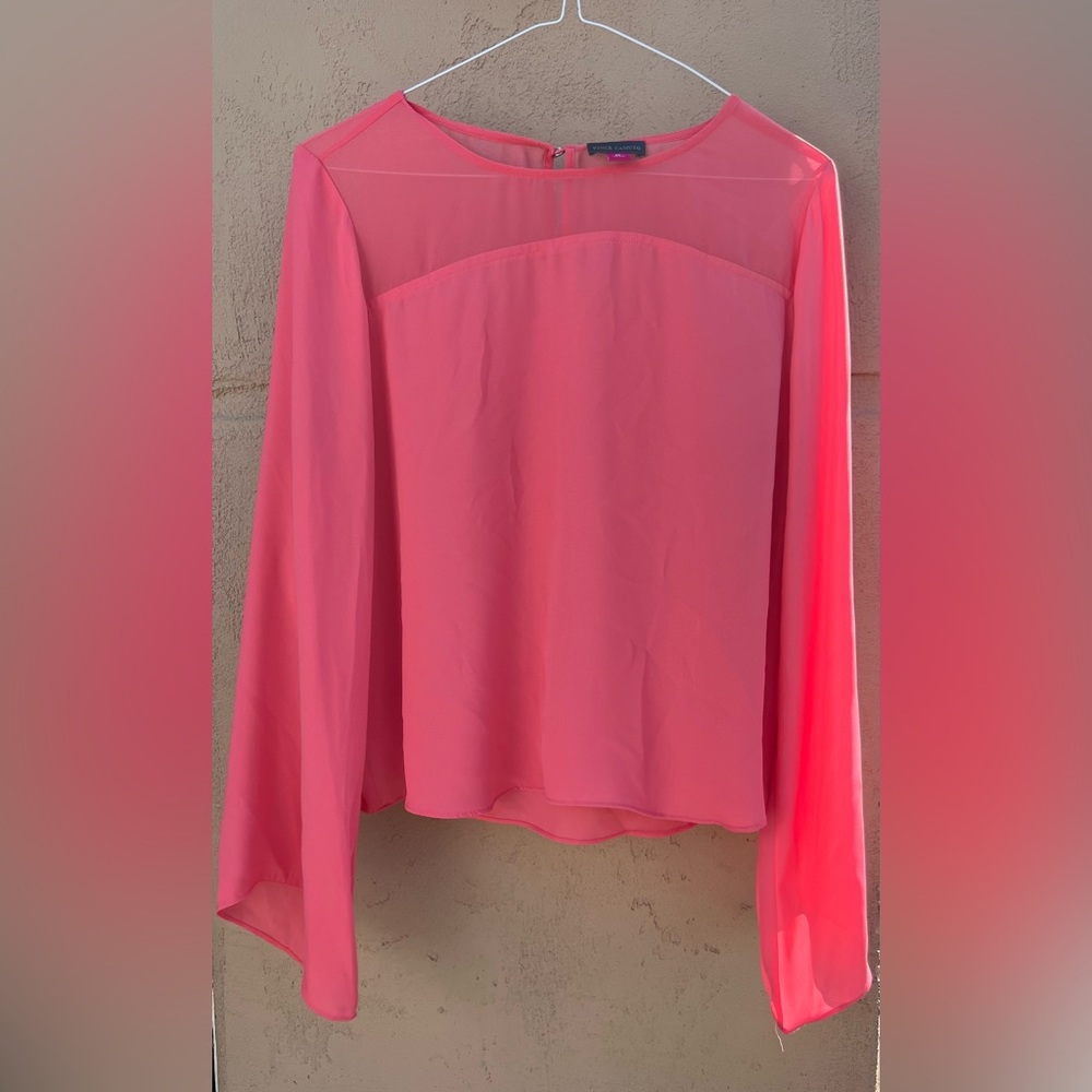 Vince Camuto peach blouse